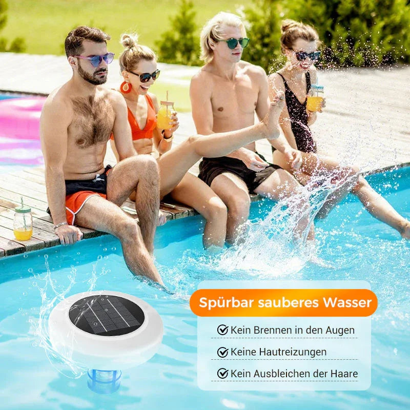 Zonne-energie zwembadionisator voor kristalhelder water | LE30244495-2