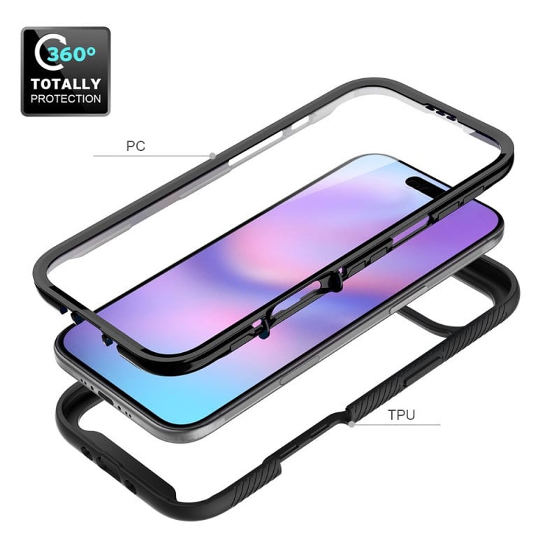 Schokbestendig telefoonhoesje met screenprotector voor iPhone Air