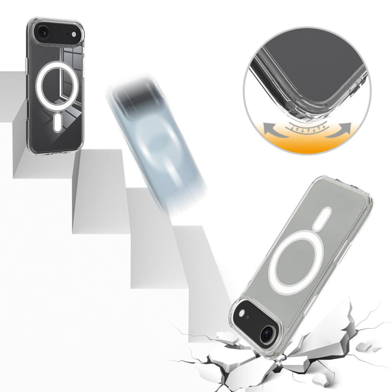 Transparant Hybride Telefoonhoesje met MagSafe voor iPhone Air