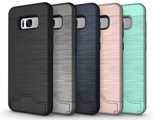 Armor Telefoonhoesje met Pasjesvak voor Samsung Galaxy S8 Plus