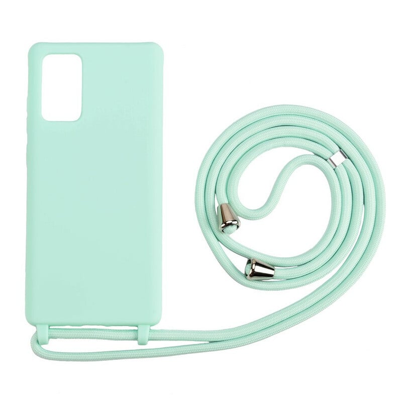 Galaxy Note 10 Plus TPU Hoesje met Koord Mint