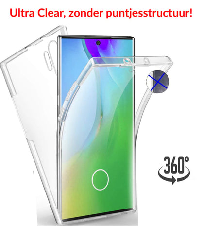Transparant hybride telefoonhoesje met 360 graden bescherming