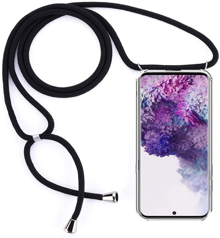 Transparant TPU Telefoonhoesje met Verstelbaar Draagkoord voor Samsung Galaxy S20