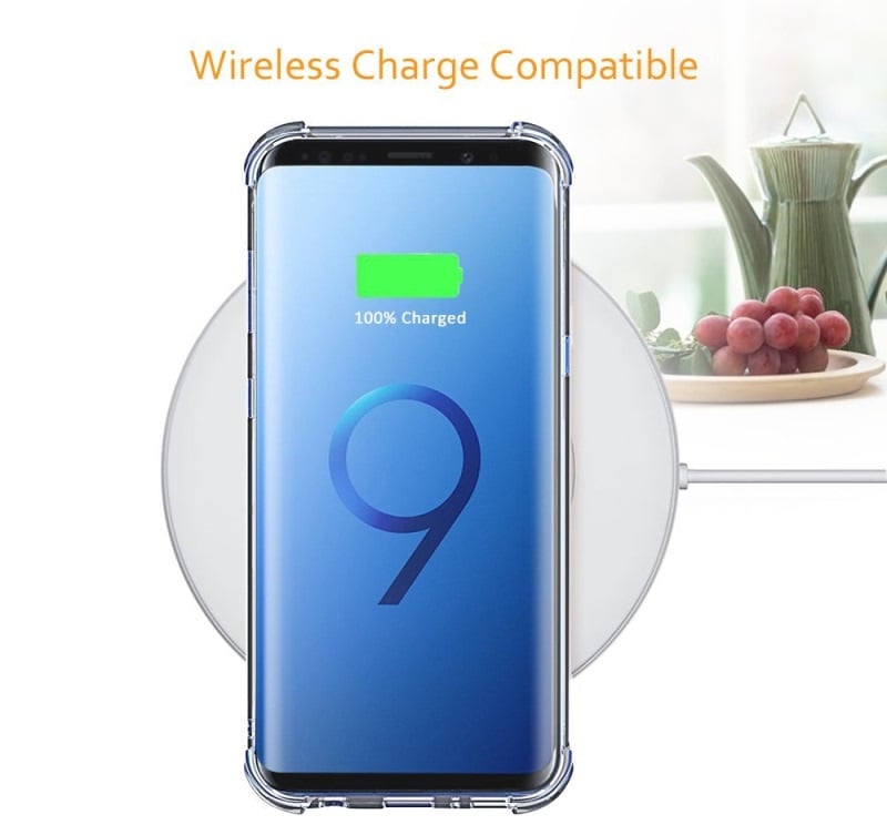 Transparant TPU hoesje voor Samsung Galaxy S9 Plus met hoekbescherming