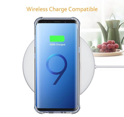 Transparant TPU hoesje voor Samsung Galaxy S9 Plus met hoekbescherming