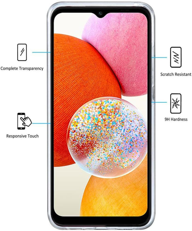 Transparant 360 Graden Telefoonhoesje voor Samsung Galaxy A14