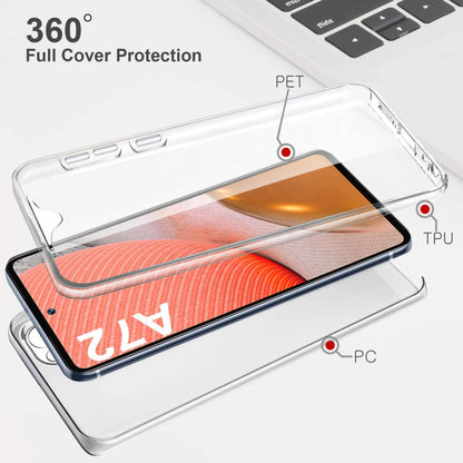 Transparant hybride telefoonhoesje met 360 graden bescherming