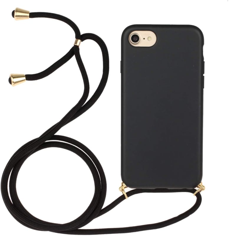 Crossbody TPU telefoonhoesje met verstelbaar koord voor iPhone SE / 7 / 8