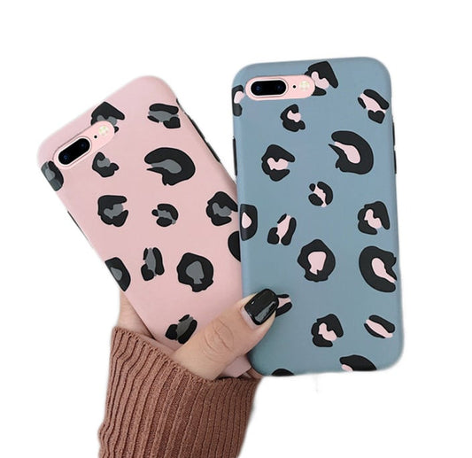 Flexibel TPU hoesje met luipaardprint voor iPhone 7 Plus / 8 Plus