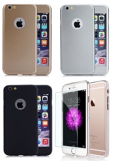 360 Graden full cover telefoonhoesje met screenprotector voor iPhone 6 Plus / 6S+