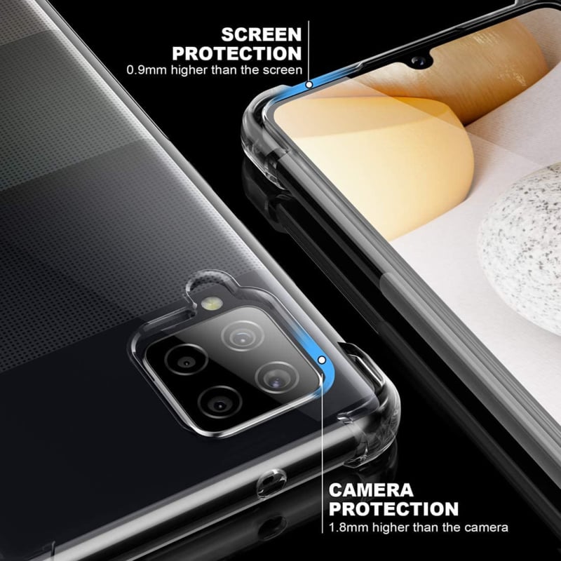 Transparant TPU telefoonhoesje met Air Cushion voor Samsung Galaxy A42