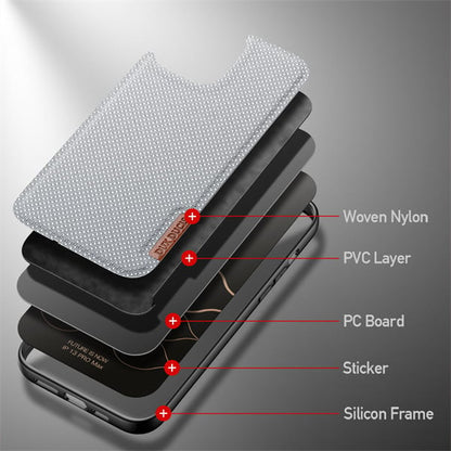 Dux Ducis Fino hybride backcover voor iPhone 13 Mini met geweven nylon