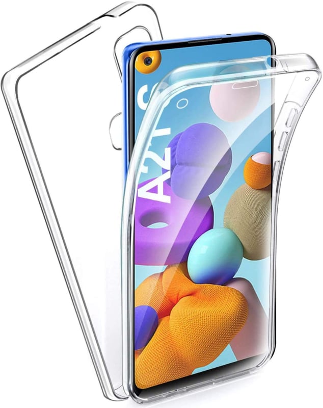 Transparant 360 graden telefoonhoesje voor Samsung Galaxy A21s