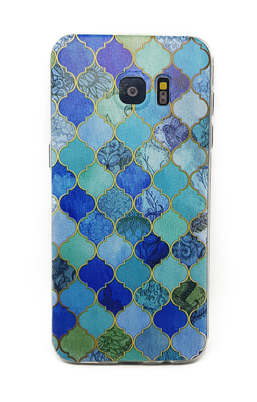 Flexibel TPU Telefoonhoesje met Marmerprint voor Samsung Galaxy S7 Edge