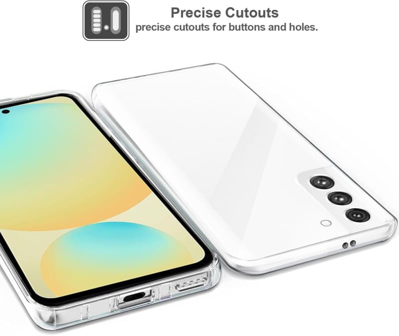 Transparant 360 graden telefoonhoesje voor Samsung Galaxy S23 FE