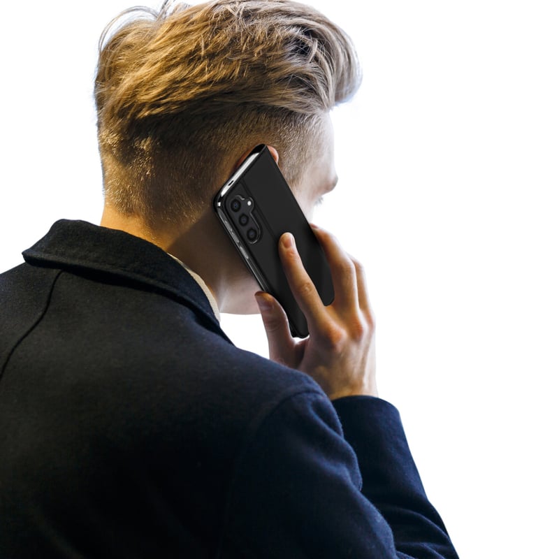 Leren flip case voor Samsung Galaxy S24 Plus met pashouder
