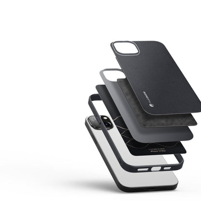 Dux Ducis Fino Hybrid Backcover Voor iPhone 14 Plus Zwart