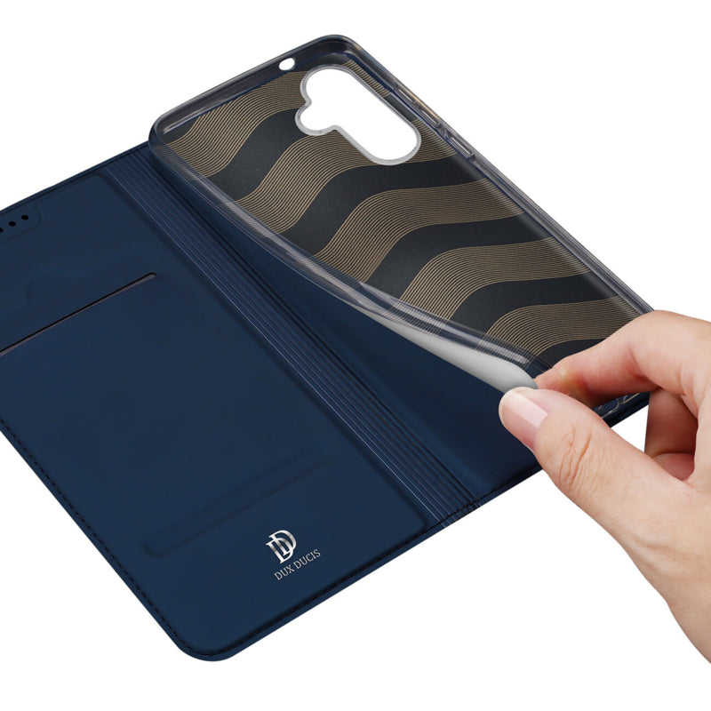 Leren flip case voor Galaxy S24 Plus met pasjeshouder