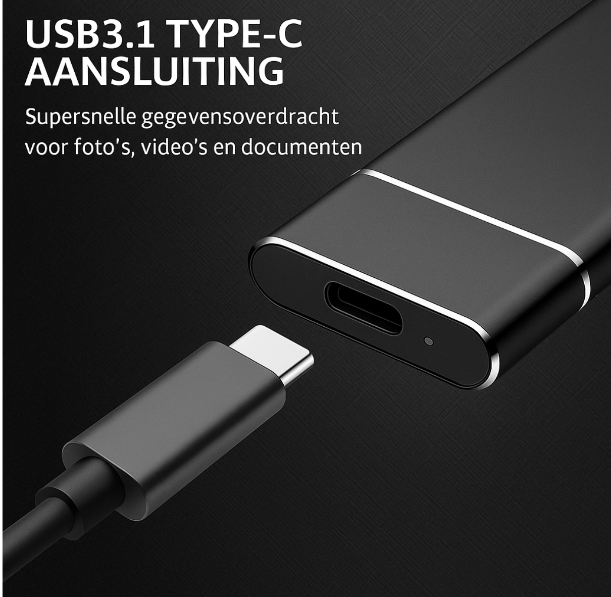 4 TB Externe SSD schijf - Plug & Play - Universeel