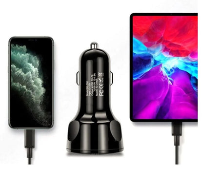 4 USB Poorten Autolader 48W - Geschikt voor alle apparaten