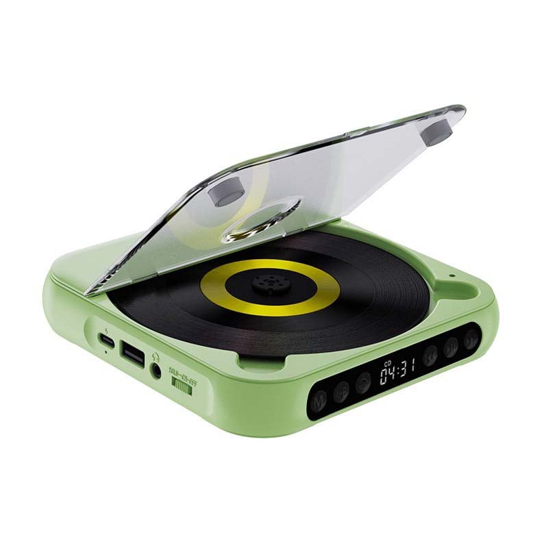 Draagbare cd-speler met bluetooth en oplaadbare batterij