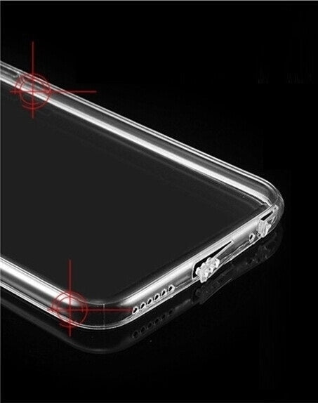 Transparant hybride bumper hoesje voor iPhone 6 Plus en 6S Plus