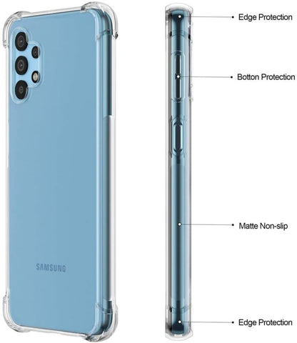 Transparant TPU hoesje met schokbestendige hoekkussens voor Samsung Galaxy A32 5G