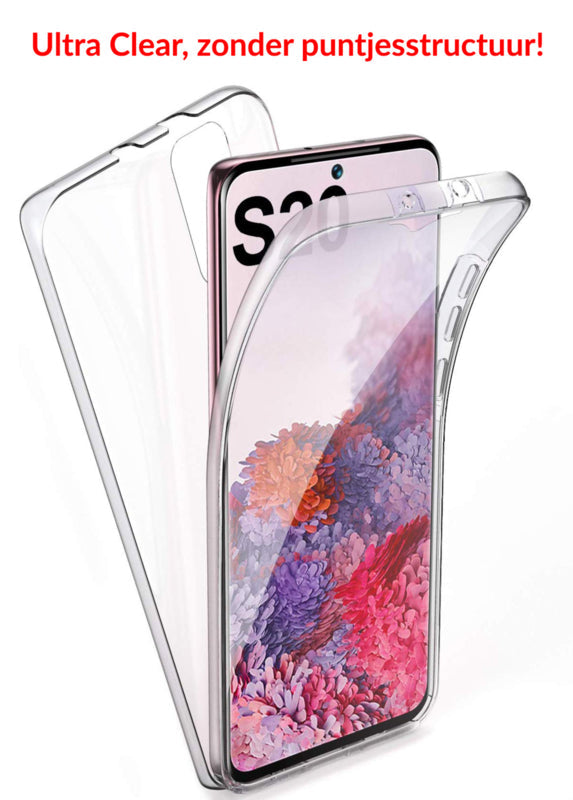 Transparant 360 graden telefoonhoesje voor Galaxy S20