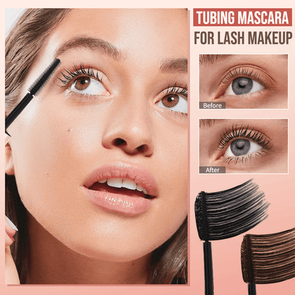 Waterbestendige tubing mascara met verlengend micro-borsteltje
