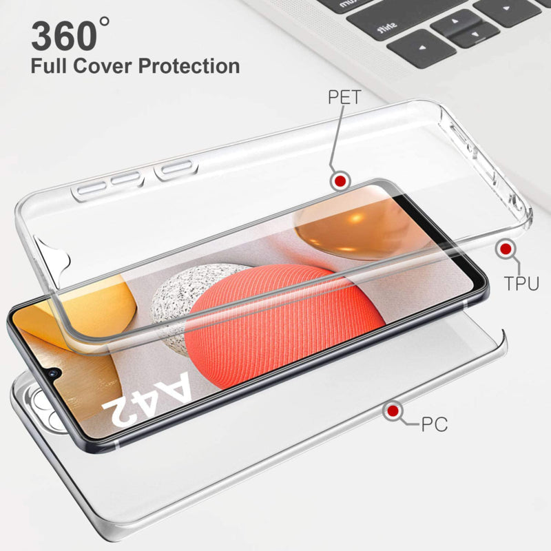 Transparant 360 graden hoesje voor Samsung Galaxy A42