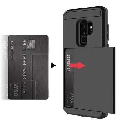 Slide armor hoesje voor Samsung Galaxy S9 met pashouder