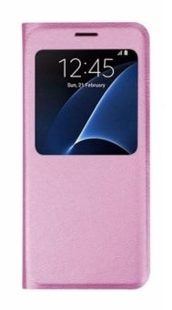 Window view flip cover voor Samsung Galaxy A6 Plus (2018)