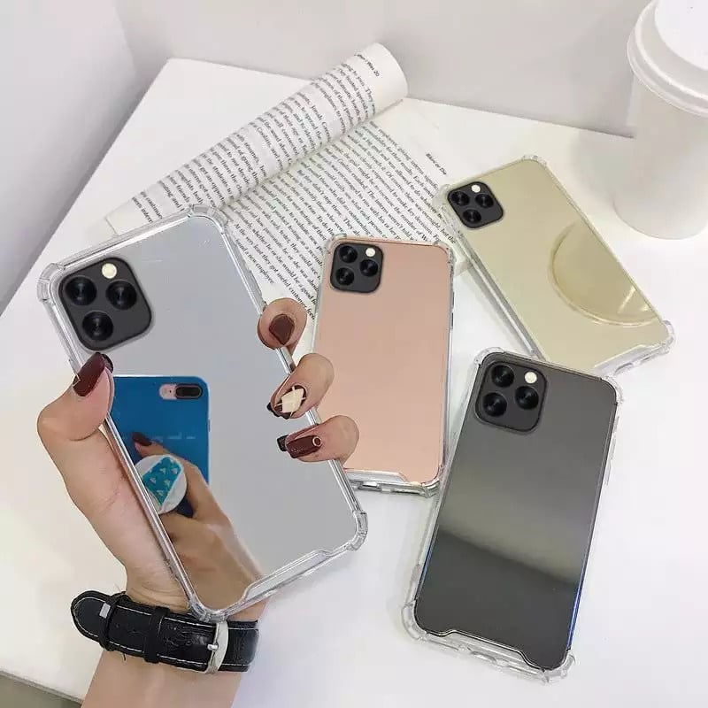 TPU Spiegel Hoesje met Air Cushion voor iPhone 11
