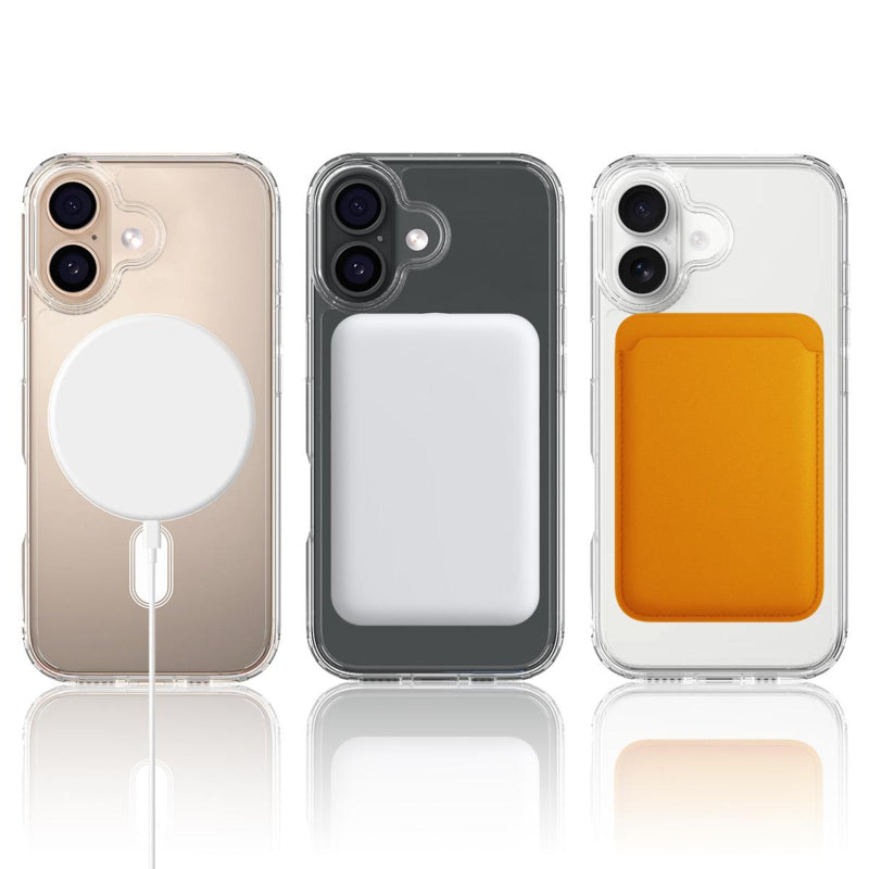 Transparant MagSafe telefoonhoesje voor iPhone 17 van hybrid TPU