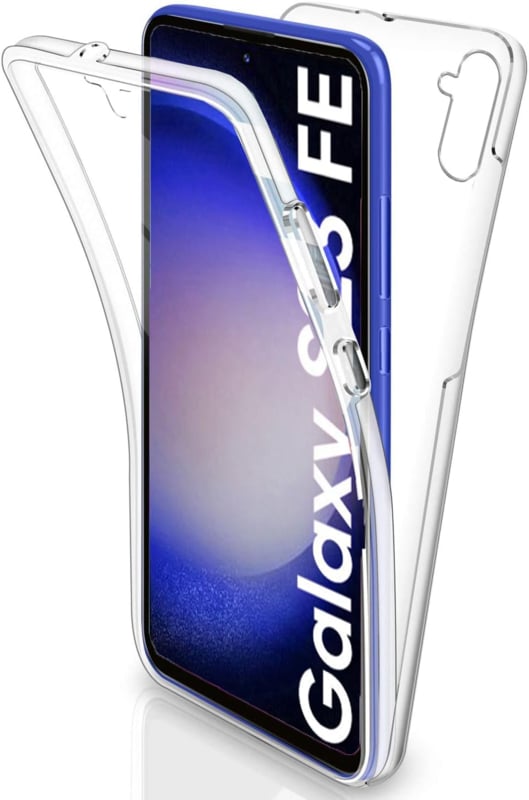 Transparant 360 graden telefoonhoesje voor Samsung Galaxy S23 FE