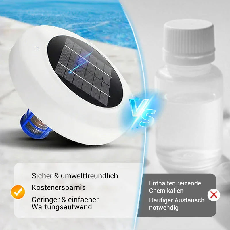 Zonne-energie zwembadionisator voor kristalhelder water | LE30244495-2