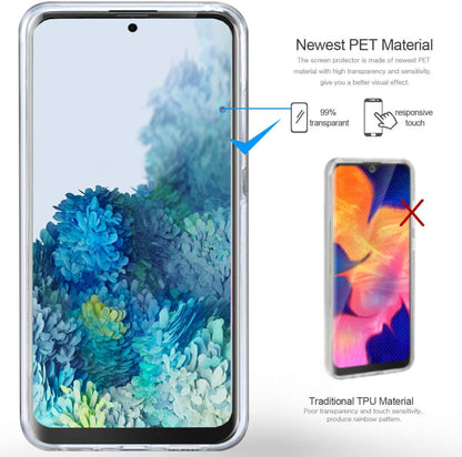 Transparant 360 graden telefoonhoesje voor Galaxy S20 Plus
