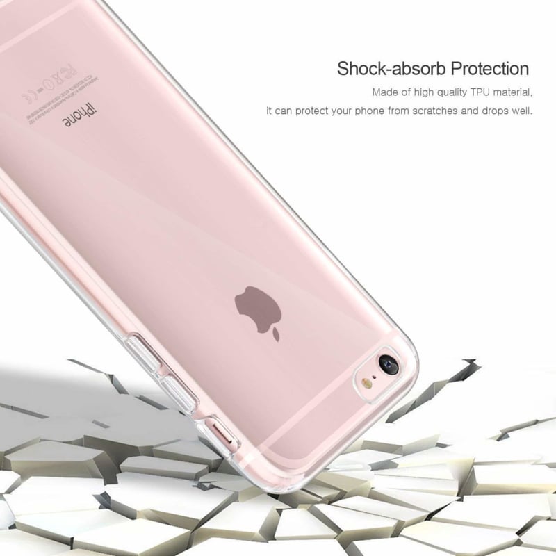 Transparant hybride 360 graden hoesje voor iPhone 7 / 8 / SE