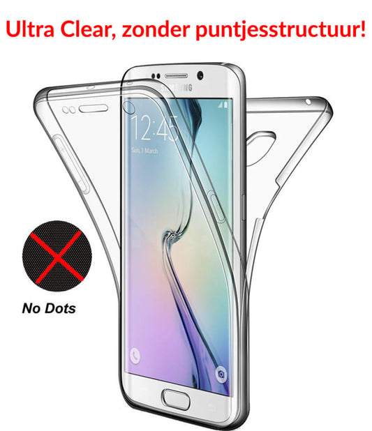 Transparant 360 graden telefoonhoesje voor Galaxy S7 Edge