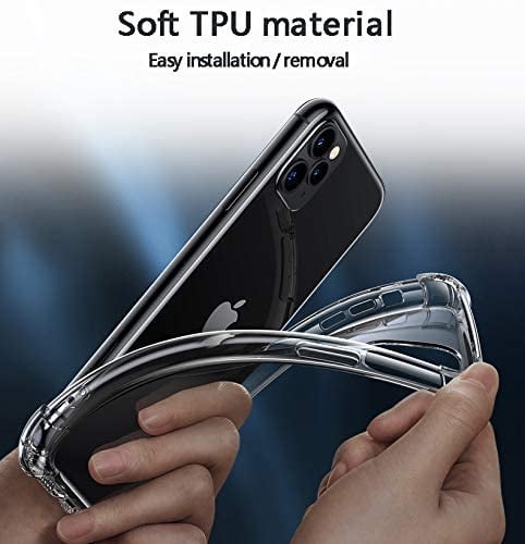 Transparant TPU Telefoonhoesje met Schokbestendige Hoeken voor iPhone 12 Pro Max