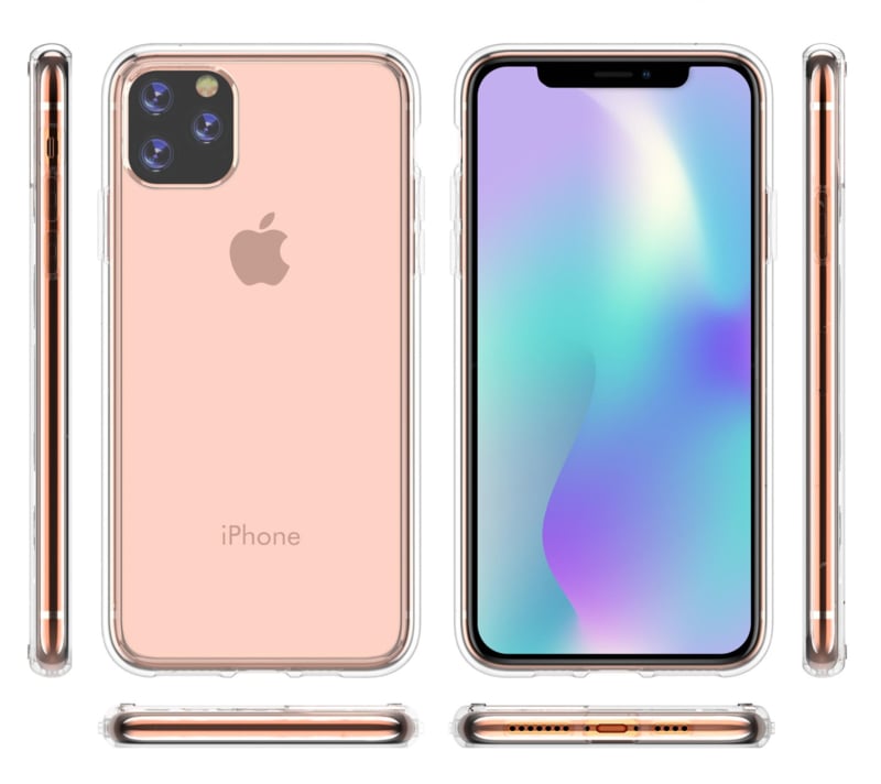 Transparant hybride telefoonhoesje met bumper voor iPhone 11 Pro