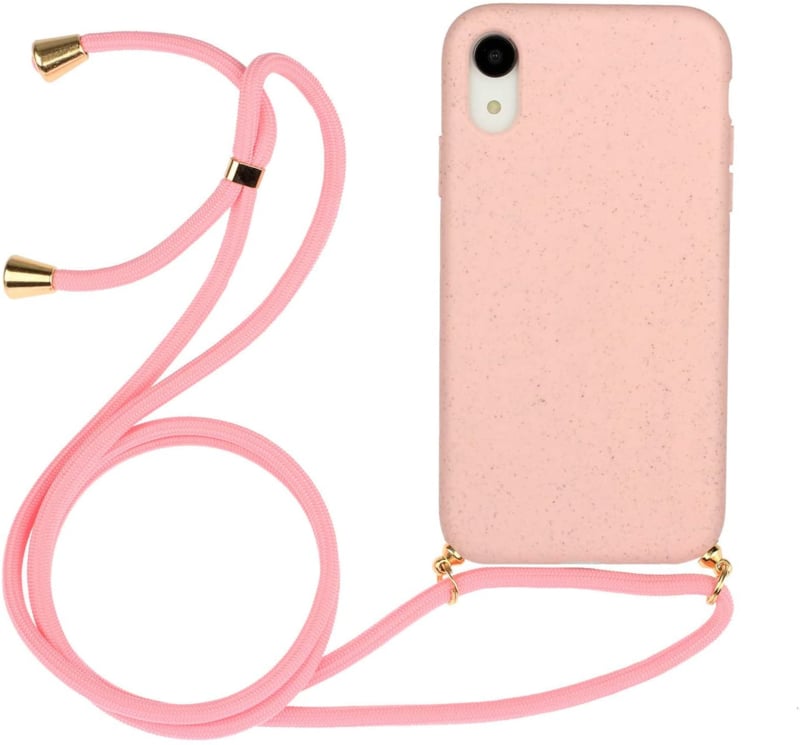 Crossbody TPU Hoesje met Verstelbaar Koord voor iPhone Xr