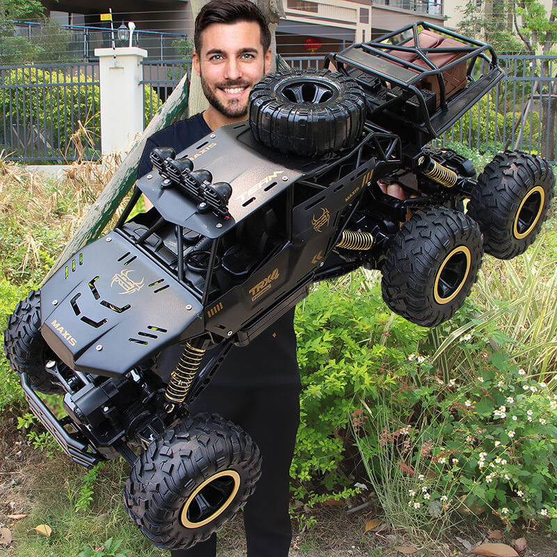 Bestuurbare RC Monstertruck met 6WD Aandrijving