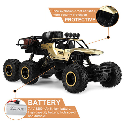 Bestuurbare RC Monstertruck met 6WD Aandrijving
