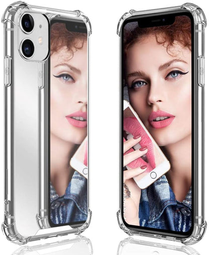 TPU spiegelhoesje voor iPhone 12 Mini met schokabsorptie