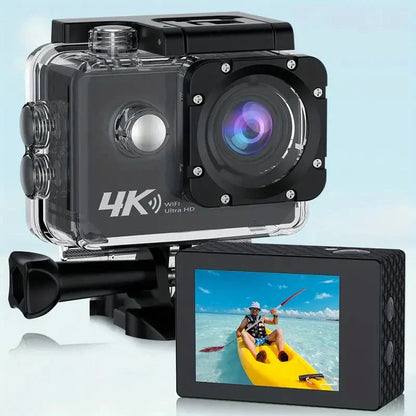 4K actiecamera met wifi en waterdichte behuizing