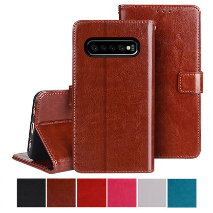 Leren Portemonnee Hoesje Met Pasfotovakje Voor Samsung Galaxy S10E