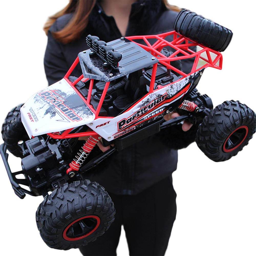 Offroad RC auto met 4WD monstertruck aandrijving
