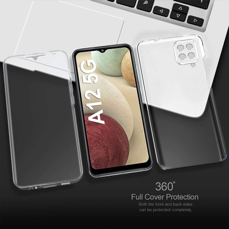 Transparant 360 graden hoesje voor Samsung Galaxy A12
