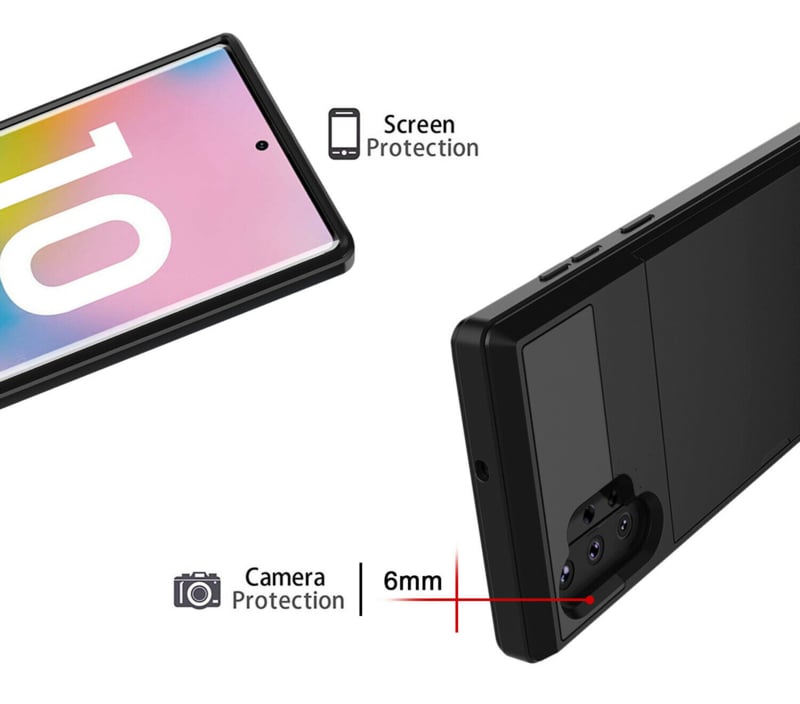 Slide Armor Hoesje voor Galaxy Note 10 met Pashouder